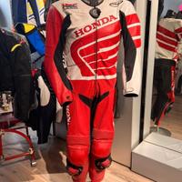 TUTA INTERA HONDA by SUOMY (BIANCA/ROSSA) TG. M