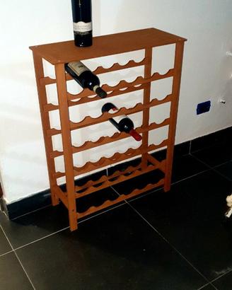 Mobiletto bottiglie Vino_36 spazi_