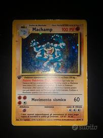 Carta pokemon Machamp Prima Edizione base 8/102