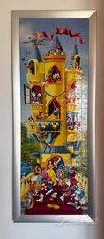 Quadro puzzle Walt Disney con cornice