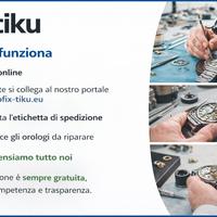Riparazione di orologi da polso - Servizio online