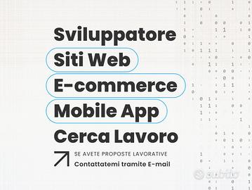Programmatore Mobile App | Programmatore Siti Web