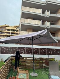 Ombrellone giardino 4X3 con base