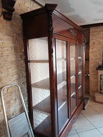  Vetrinetta espositrice classica in vetro.