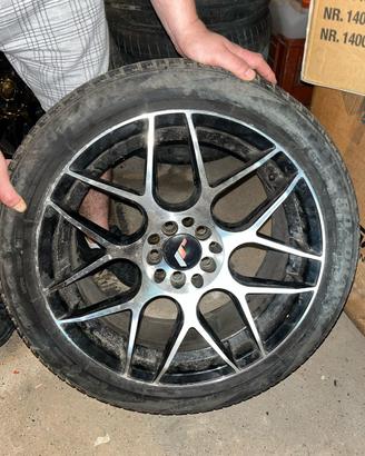CERCHI IN LEGA 17” GOMMATI