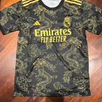 Maglia da calcio Taglia S real madrid Nera Oro