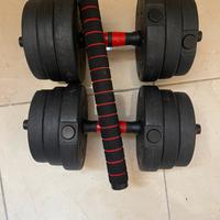 Manubri regolabili 20kg totali