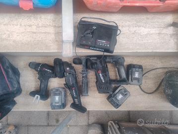 kit würth:  trapano a percussione, avvitatore,mola