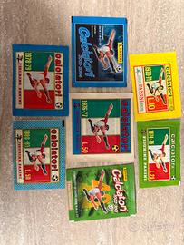 7 Bustine Calciatori Panini Varie Annate