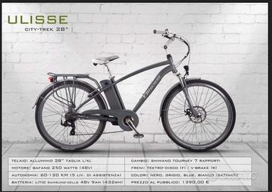 Bici Green Spark Ulisse pedalata assistita