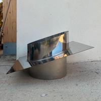 FALDALE INCLINATO MONOPARETE IN ACCIAIO D30