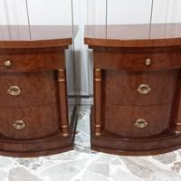 Coppia comodini e comò stile classico