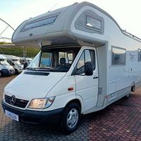 Autocaravan arca 715. mercedes. 7 posti letto