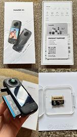 Insta360 X3 Starter Pack + MicroSD 256 + Accessori