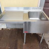 Lavello a sbalzo in acciaio ANGELO PO