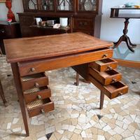 Scrivania Mogano Stile Luigi XVI / Inglese