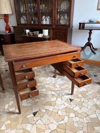 Scrivania Mogano Stile Luigi XVI / Inglese