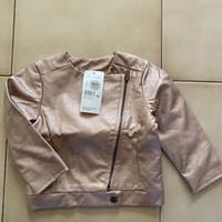 Giacca ecopelle rosa bambina NUOVA!