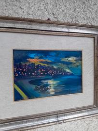  Carlo  Sismonda ( Sanremo di notte) 30 x20