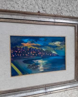  Carlo  Sismonda ( Sanremo di notte) 30 x20