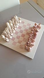 SCACCHIERA AFRICANA ARTIGIANALE PIETRA SAPONARIA