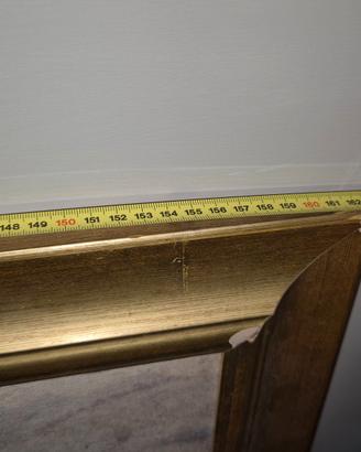 quadro grande in tela con cornice di legno