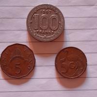 tre monete Africane 