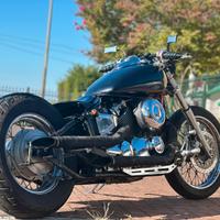 Dragstar 650 bobber style + CRF 250 pronto pista