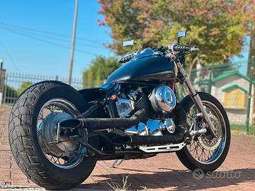 Dragstar 650 bobber style + CRF 250 pronto pista