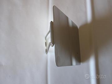 Specchio antico in metallo cromato specchietto