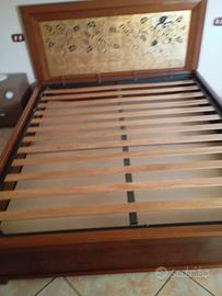 letto contenitore legno massello