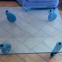 Tavolo vetro molato Fontana Arte Gae Aulenti