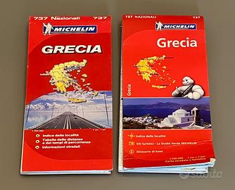 Grecia - Mappa Cartina Michelin