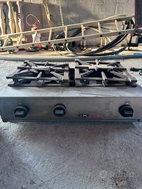 Piano cottura gas industriale