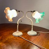 Coppia lampade camera vintage Liberty style