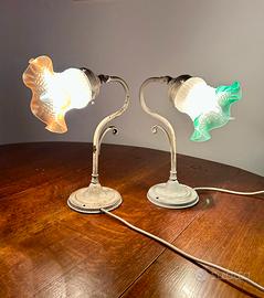 Coppia lampade camera vintage Liberty style