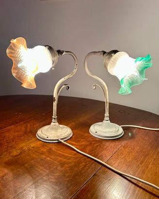 Coppia lampade camera vintage Liberty style