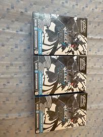 pokemon - 3 booster bundles 6 bustine luce nera