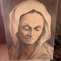 Copia Testa di Sant'Anna di Annibale Carracci