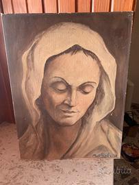 Copia Testa di Sant'Anna di Annibale Carracci