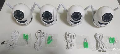 Set da 4 telecamere wifi HD 1080p