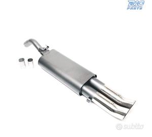 SILENZIATORE DI SCARICO PER VOLKSWAGEN VW GOLF II 