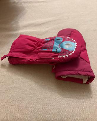 Guanti a manopola (muffole) per bambina