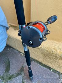 Italcanna black slim 12/20 e Shimano tyrnos 20