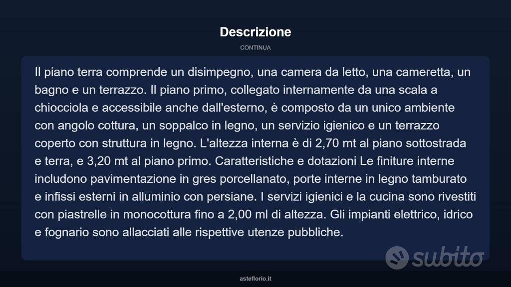 Appartamento – San Marco d'Alunzio, Genovese - Altro