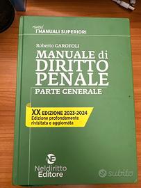 Manuale Garofoli di diritto penale