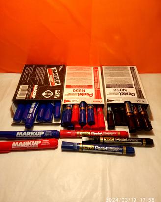 Pennarelli e penne fini indelebili