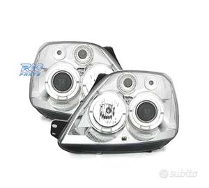 FARI FORD FIESTA 02-08 ANGEL EYES FONDO CROMATO