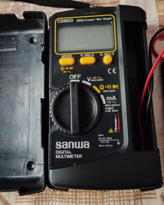 Multimetro digitale elettronico Sanwa CD800