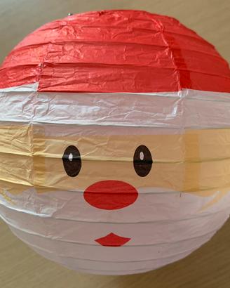 Lanterna di carta Babbo Natale